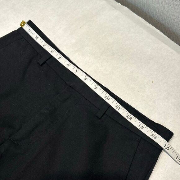 Banana Republic Mens Tailored Fit Dress Pants Slacks Sz 29x29.5 Black Non Iron H - Picture 10 of 12